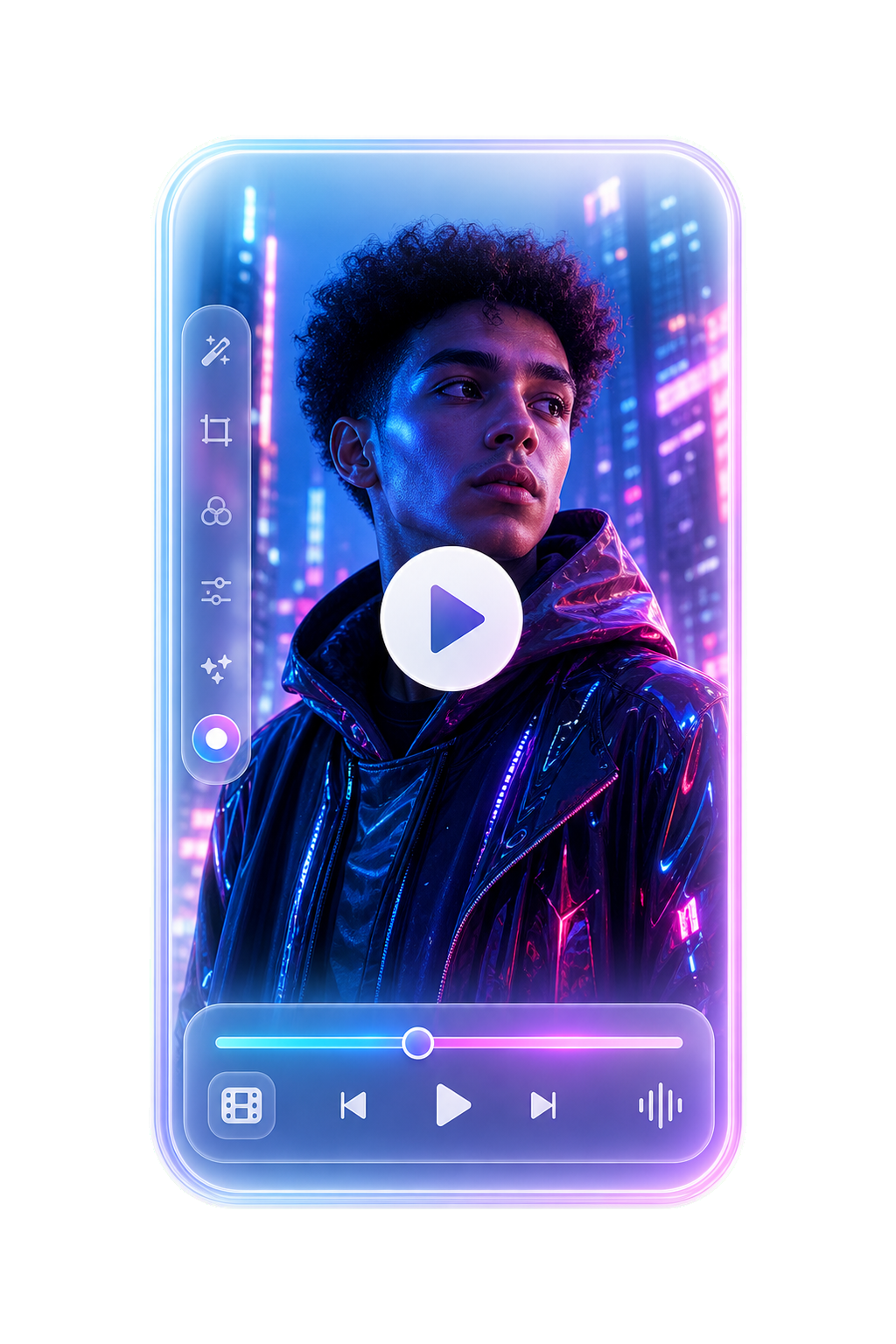 AI generated video portrait