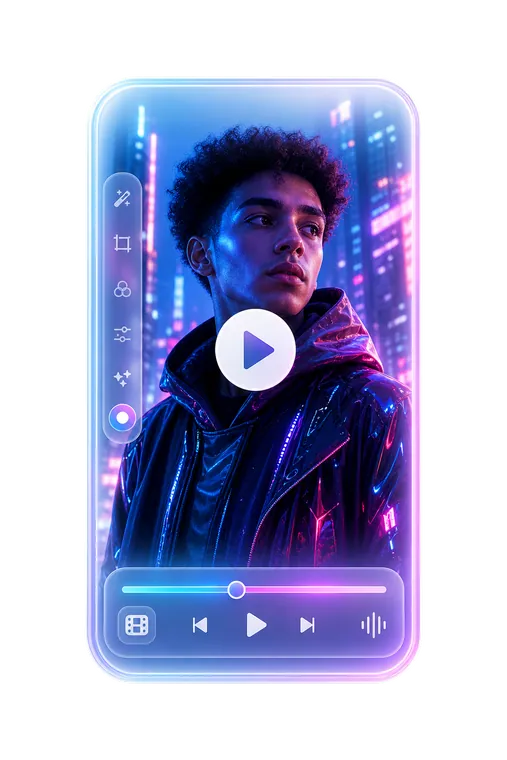 AI generated video portrait